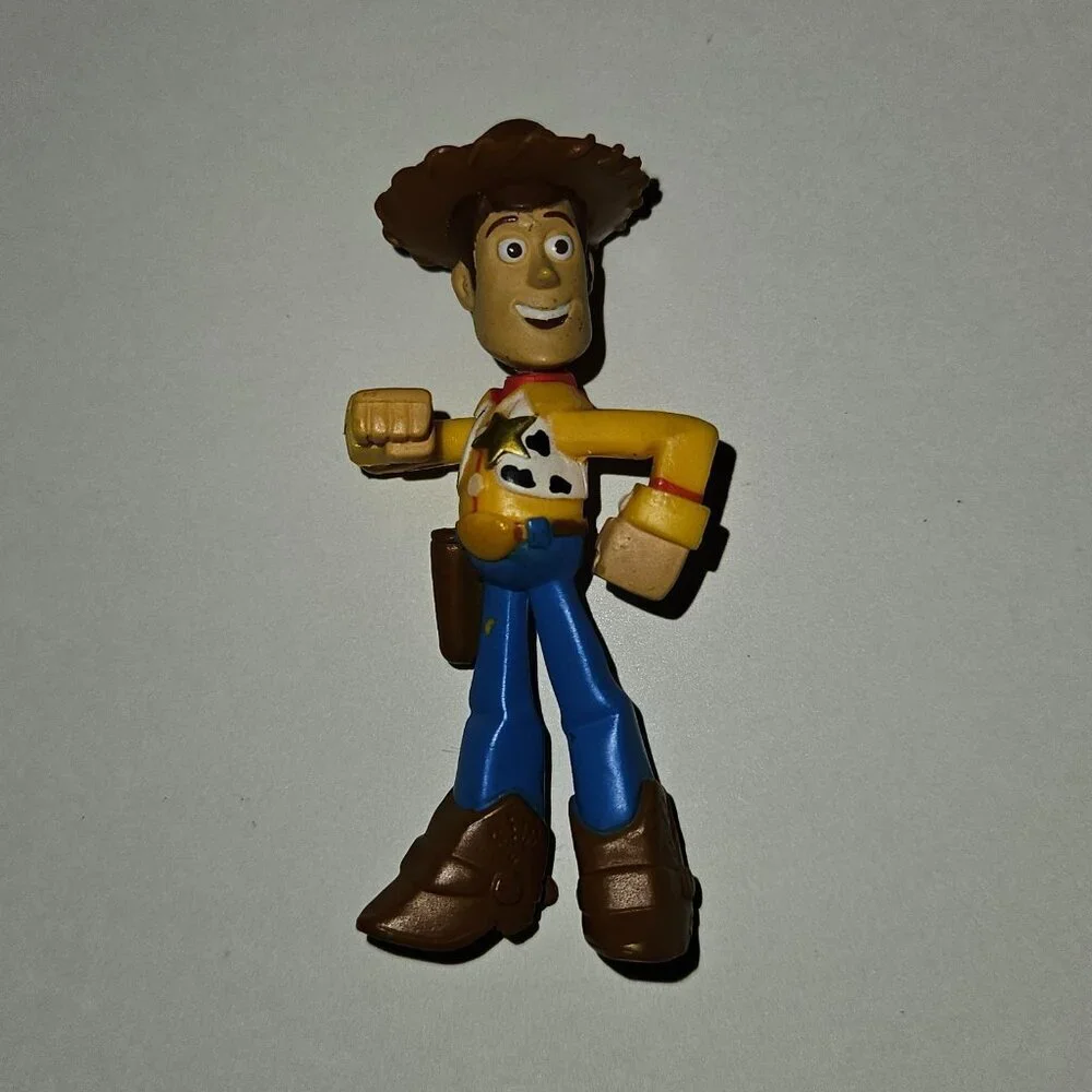 4 Disney Toy Story Woody Cowboy Figures Lot Cake Topper Small 3